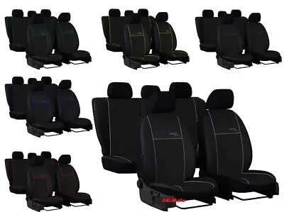 Eco-Leather Tailored Full Set Seat Covers MERCEDES CLASS C W202  1993 - 2000     • $160.38