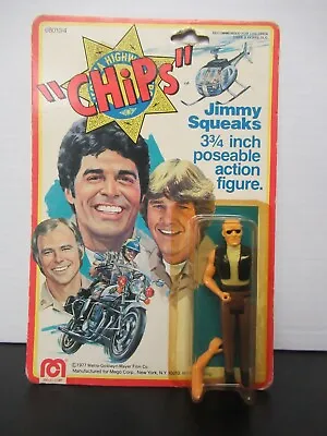 1977 Mego Toys CHiPS Jimmy Squeaks Figure (broken Arm) • $35.95