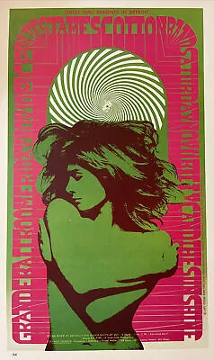 £9.99 • Buy Grande Ballroom 1967 & Phun City MC5' Free Rock Festival 2 Sided Vintage Poster