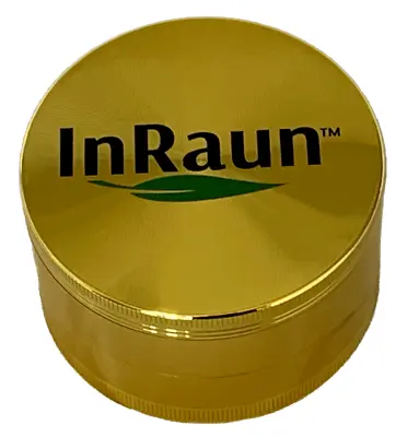 InRaun Large 3.0  Inch 4-Pieces Metal Herb/Spice Grinder 45 Sharp Teeth 2-in-1 • £23.15