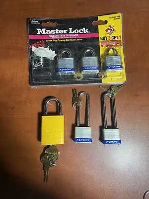 $24.99 • Buy Master Lock Lot Of 6. One Pro Series