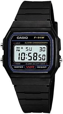 CASIO Wristwatch CASIO Collection F-91W-1JF Men's New With Box F/S From Japan • $101.20