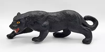 Vintage Safari Ltd 1996 BLACK PANTHER Leopard Adult Animal Figure Figurine Toy • $9.99