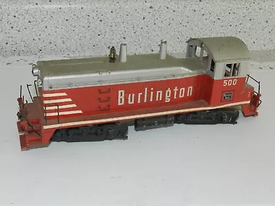 Vtg O Gauge Metal Steel Burlington 500 Locomotive Caboose Lionel ? Steam Engine • $99.95