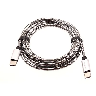 Type-C To USB-C 6ft Metal PD Cable Charger Cord Power Wire Sync For Smartphones • $15.81