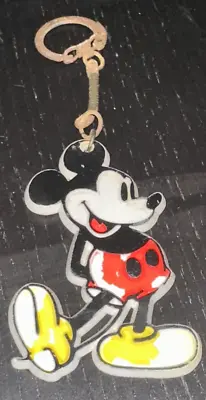 Vintage Mickey Mouse 3  Original Key Chain 1970's Enamel Walt Disney Productions • $9.79