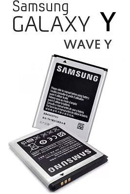 £18.59 • Buy Samsung Galaxy Y  / Wave Y  S-5360  S-5380 Battery Eb-454357vu Eb454357vu