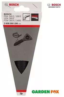 £8.30 • Buy BOSCH Sanding OVAL FINGER For Delta Sanders 2608000198 3165140109475 ZTB