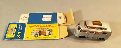 Vintage MATCHBOX  #34 Volkswagen Camper & ORIGINAL Box • $21.50