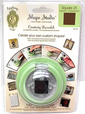 NEW Epiphany Crafts Shape Studio Tool Square 25 Punch Paper Jewelry DIY Stamps • $12.95