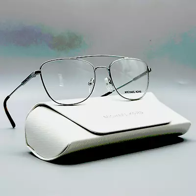 MICHAEL KORS MK3034 (Macao) 1153 Eyeglasses 53-17-140mm - Metal/Silver -100% • $28.70