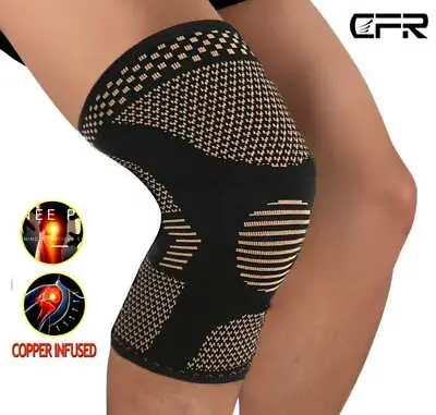 CFR Knee Support Copper Patella Stabilizer Strap Tendon Brace Joint Pain Relief • $9.99