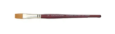 Grumbacher Goldenedge Toray Wash Watercolor Brush Synthetic Bristles Size 1/2   • $12.74