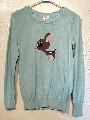 Fun Cute Crew Holiday Sweater Deer Mossimo Women's Small • $12.75