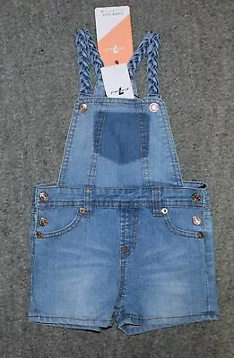 7 For All Mankind Baby Girls Shortall Denim Romper - Size 24 Months - NWT • $11.99