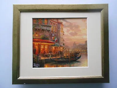 £19.95 • Buy Thomas Kinkade Print 'Venetian Cafe'  FRAMED