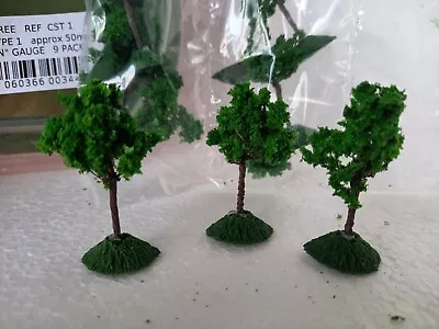 Model Railway & Wargaming Trees ''N'' Gauge/15mm Countryside Trees CST1 9pack 🤗 • £8.25