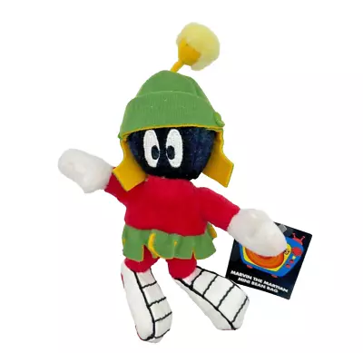 1999 Warner Bros Studios Looney Tunes Marvin The Martin Mini Bean Bag Plush • $12