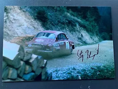 Stig Blomqvist Saab 96 V4 Alpenfahrt Rally 1973 Signed Photograph 12x8 • £34.95