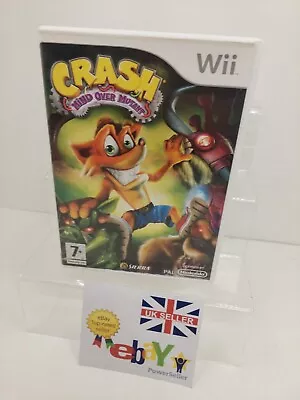 CRASH MIND OVER MUTANT NINTENDO Wii/WII U GAME & MANUAL CLEAN DISC TESTED • £11.99