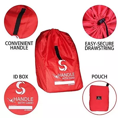 Slynnar Travel Bag For For Airplane Gate Check Bag Fits Convertible Car Seat New • £13.49