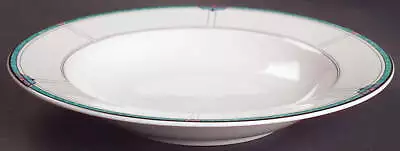 Mikasa Emerald Cove Rimmed Soup Bowl 1411061 • $43.99