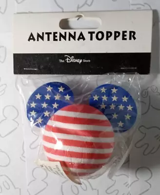 Mickey Mouse Icon Antenna Topper 4th Of July Patriotic USA Stars & Stripes • $12.99