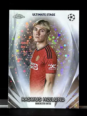 2023-24 Topps UCC Soccer Chrome Ultimate Stage-Rasmus Hojlund • $9.99