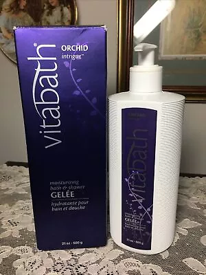 Vitabath Orchid Intrigue 21 Oz Moisturizing Bath Shower Gelee • $31