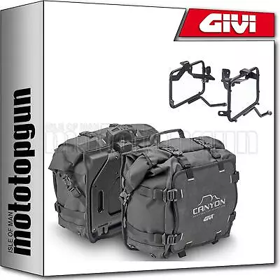 Givi Grt720 Side Bags + Holder Canyon Kawasaki Versys-x 300 2019 19 2020 20 • $628.37