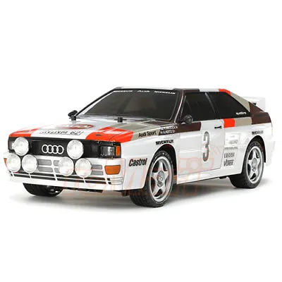 Tamiya 1/10 Audi Quattro A2 Clear Body Set For 1/10 TT01 TT02 XV-01 #51615 • $44.03