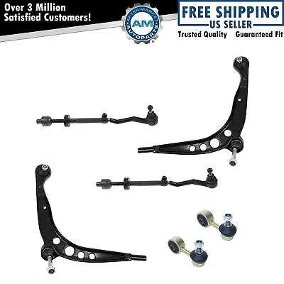 Control Arms Tie Rods Sway Bar Links Front Kit Set Of 6 For BMW E30 3 Series • $157.49