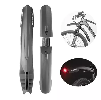 ROCKBROS Bike Fender Adjustable Mudguard Front/Rear Fender Set Cycling Fenders • $15.74