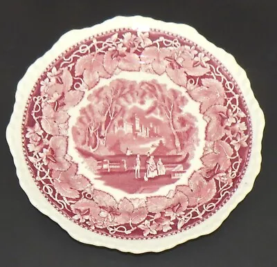 Mason's Vista 10 Inch Pink Dinner Plate • $22