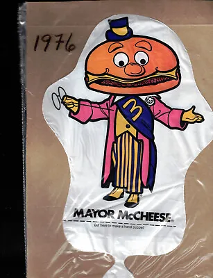 Mcdonalds  1976 Mayor Mccheese Ballon Never Used Vintage  Nm • $18.17