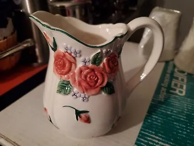 Vintage Otagiri Japan Mary Ann Baker Rose Creamer  Pitcher  5.75  • $30