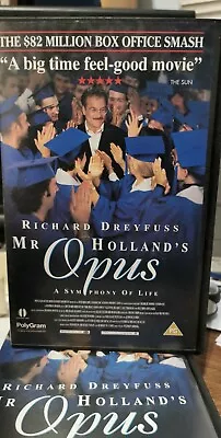 Mr Holland's Opus (VHS/SUR 2000) - PLAYED ONCE LIKE NEW LONG BOX • £4