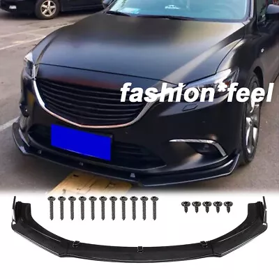 Front Bumper Lip Body Spoiler Splitter JDM Carbon Fiber For MAZDA 3 323 6 Miata • $99.99