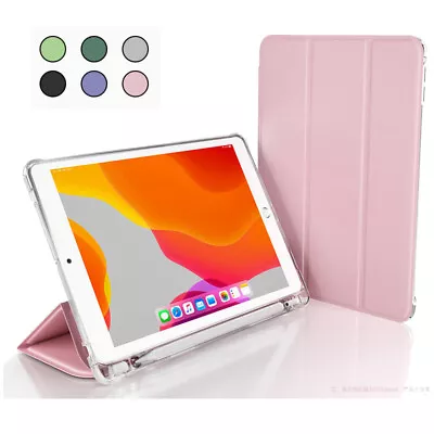 $18.10 • Buy Smart Leather Case Cover Pencil Holder For IPad 9.7 10.2 Air 3 4 Pro10.5 11 Mini