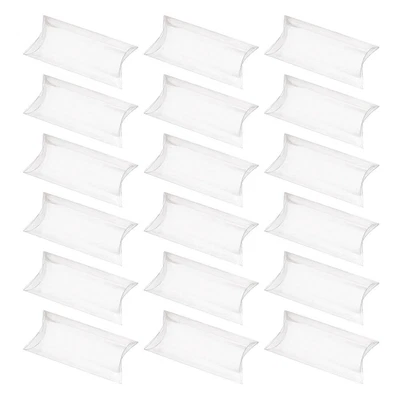 $10.21 • Buy 50 Pcs Pillow Boxes For Jewelry Clear Pillow Boxes