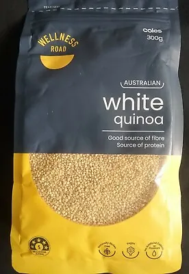 $4.95 • Buy Wellness Road Australian White Quinoa Gluten Free/Low GI/Vegan 300g
