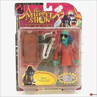 The Muppet Show Zoot W/ Red Shirt Electric Mayhem Sax Player By Palisades Toys • $297.99