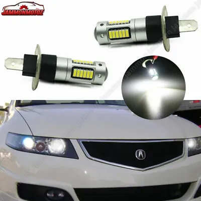6000k Xenon White LED Bulbs 30-SMD H1 Projector Driving Fog Lights/High Beam DRL • $11.39