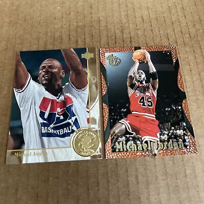 MICHAEL JORDAN 1994 Topps TMB #121 (fair) & UD USA ALL TIME Greats #85 (d3) • $4.89