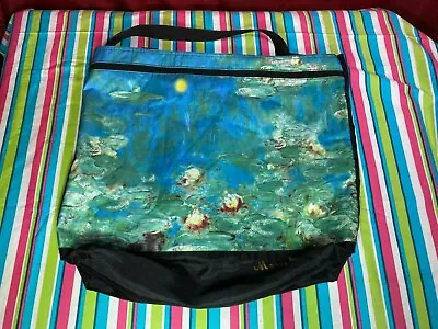 Claude Monet Water Lilies Impressionist Painting Tote Shopping Bag • $7.97