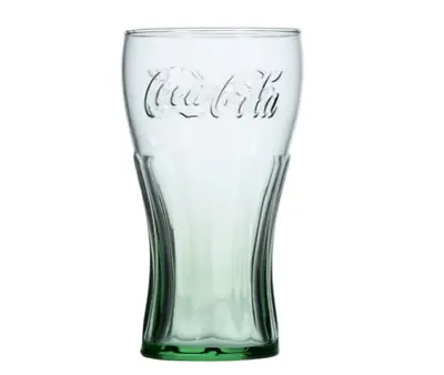 Libbey No. 2116Vintage Coca Cola 16 3/4   Oz Green Tint Drinking Tumbler Glass • $7