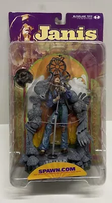 2000 McFarlane Toys Janis Joplin Action Figure Factory Sealed Spawn.com • $48