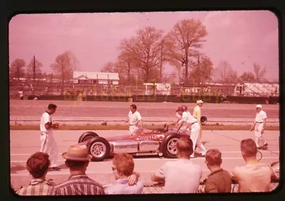 Don Branson #3 Epperly/Offy - 1961 USAC Indianapolis 500 - Vintage Race Slide • $19.45