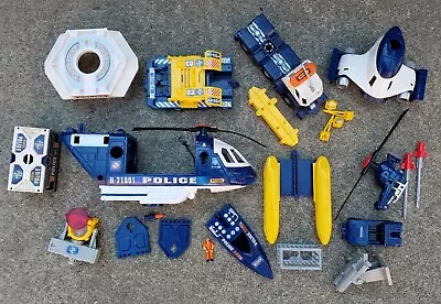 Matchbox Mega Rig Police Command Center Playset Incomplete Parts Set • $20