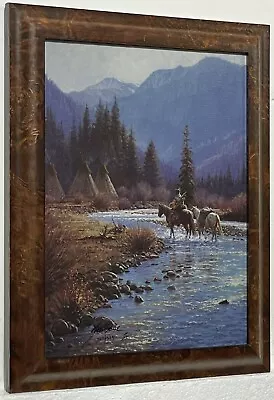 Martin Grelle  Silent Camp  Framed Canvas Signed & Numbered W/ COA • $149.99